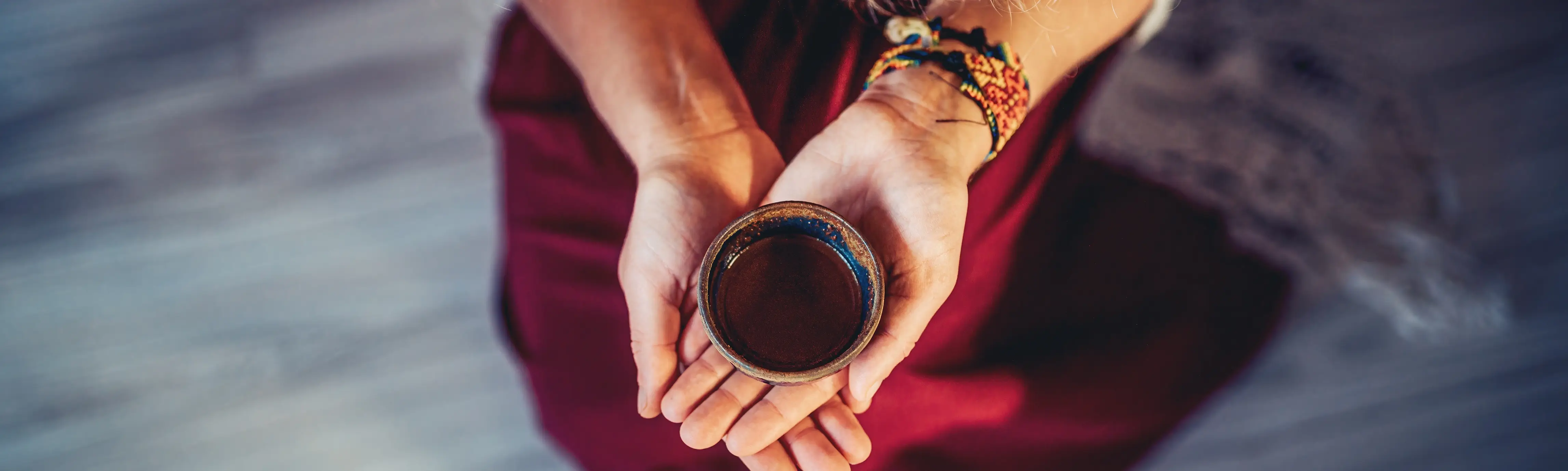 Symvia Rise as part of a morning ritual